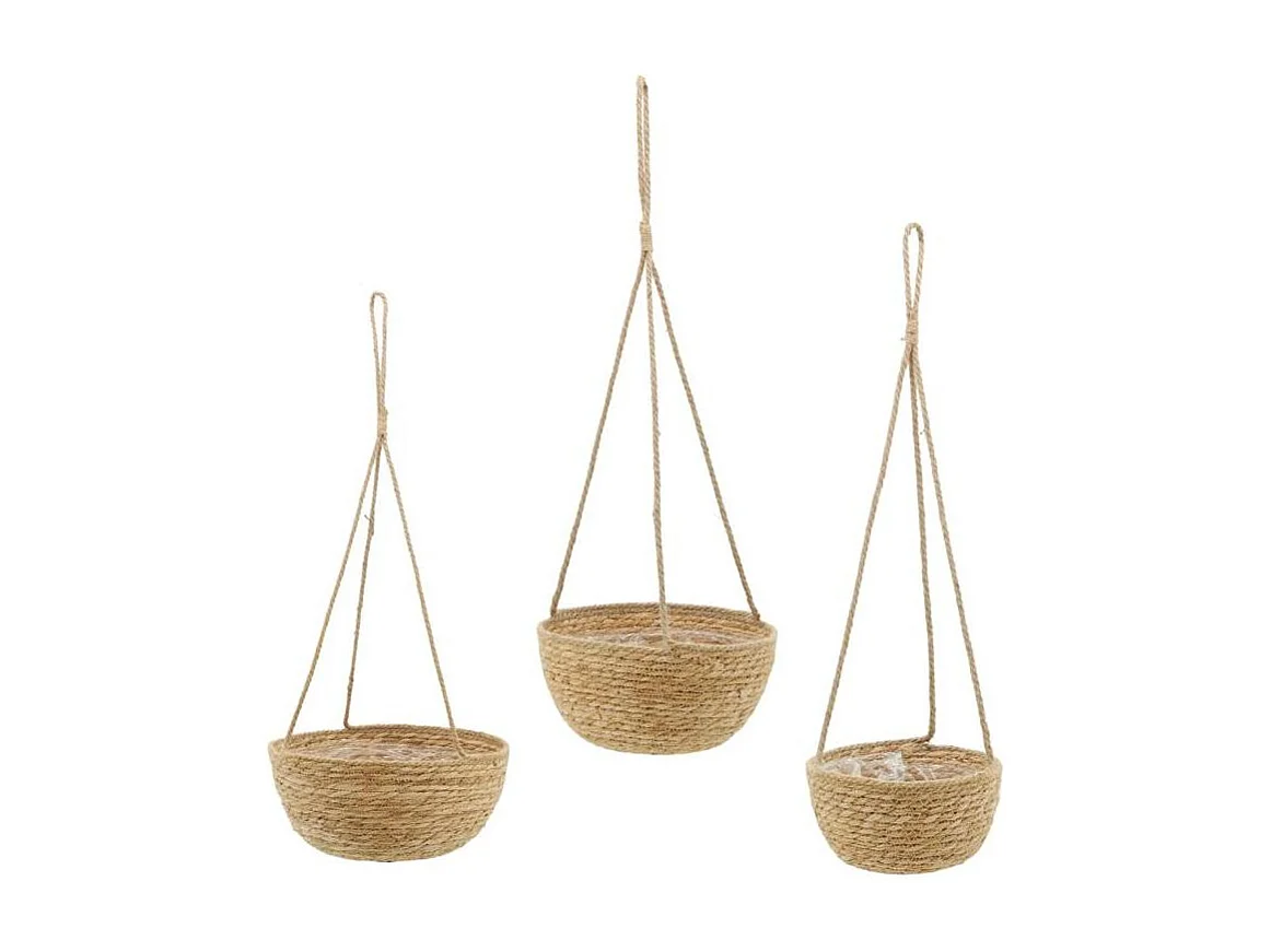 Suspension porte plante en jonc Ø 20