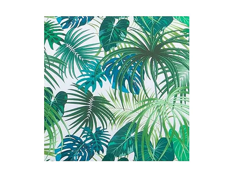 Chauffeuse double en coton coussin imprimé Deep jungle
