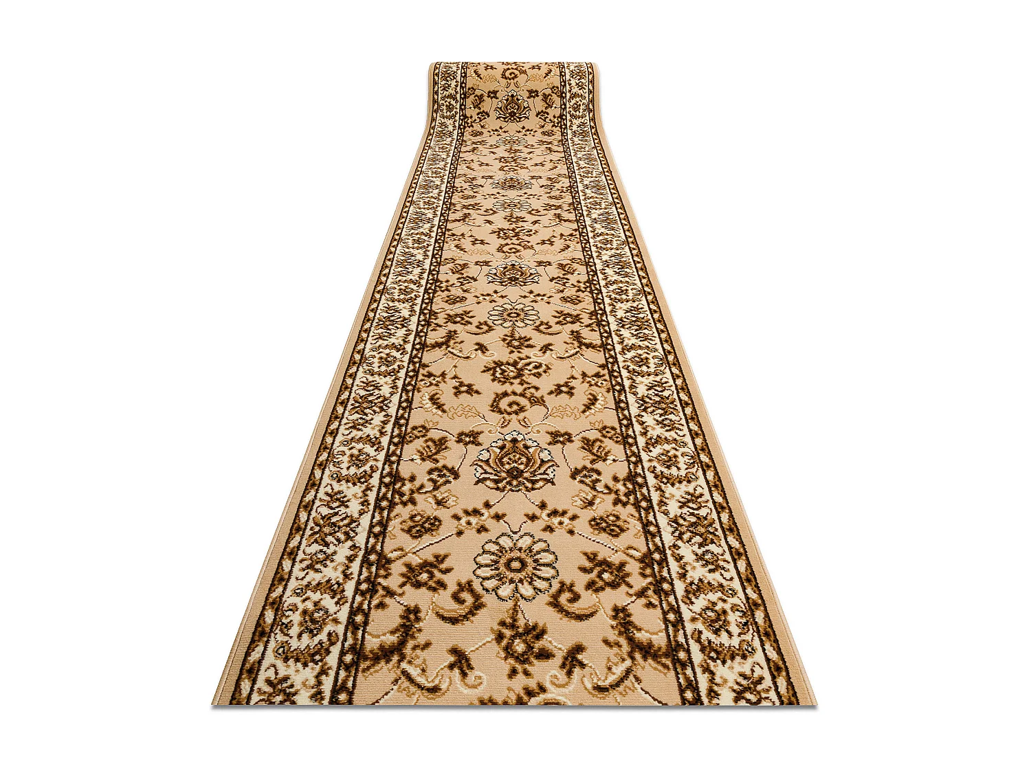 Vloerbekleding BCF MORAD Klasyk klassiek beige 120x920 cm