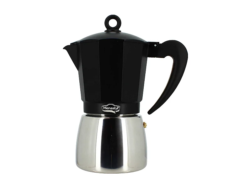 Menastyl - Cafetiere Moka 9 Tasses En Aluminium Induction 523ml