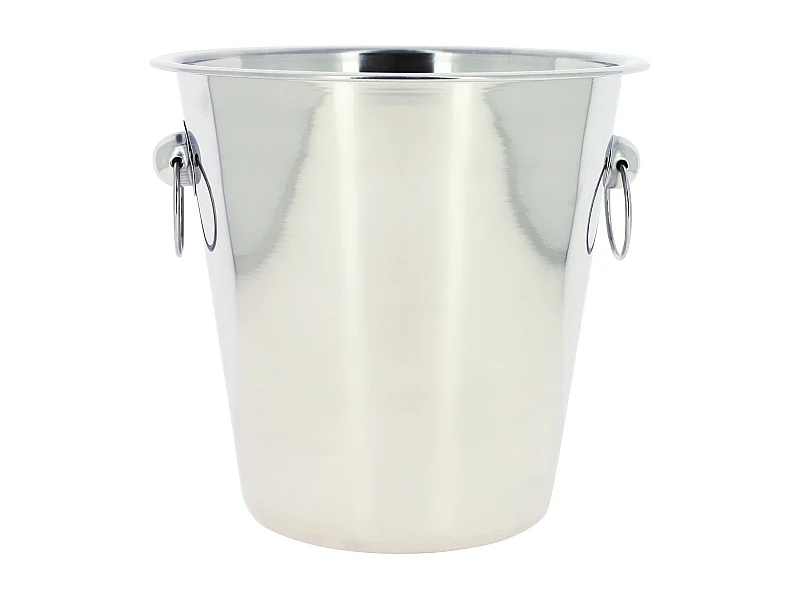 Novastyl - Seau A Champagne En Acier Inoxydable Avec Poignees