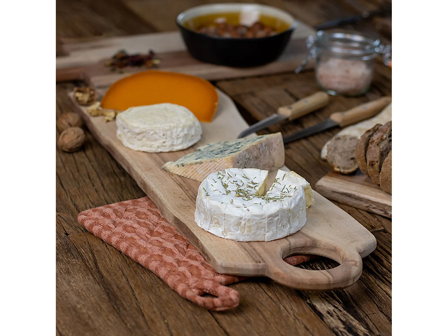 Novastyl - Planche A Decouper Wood En Bois D'acacia 55x16cm