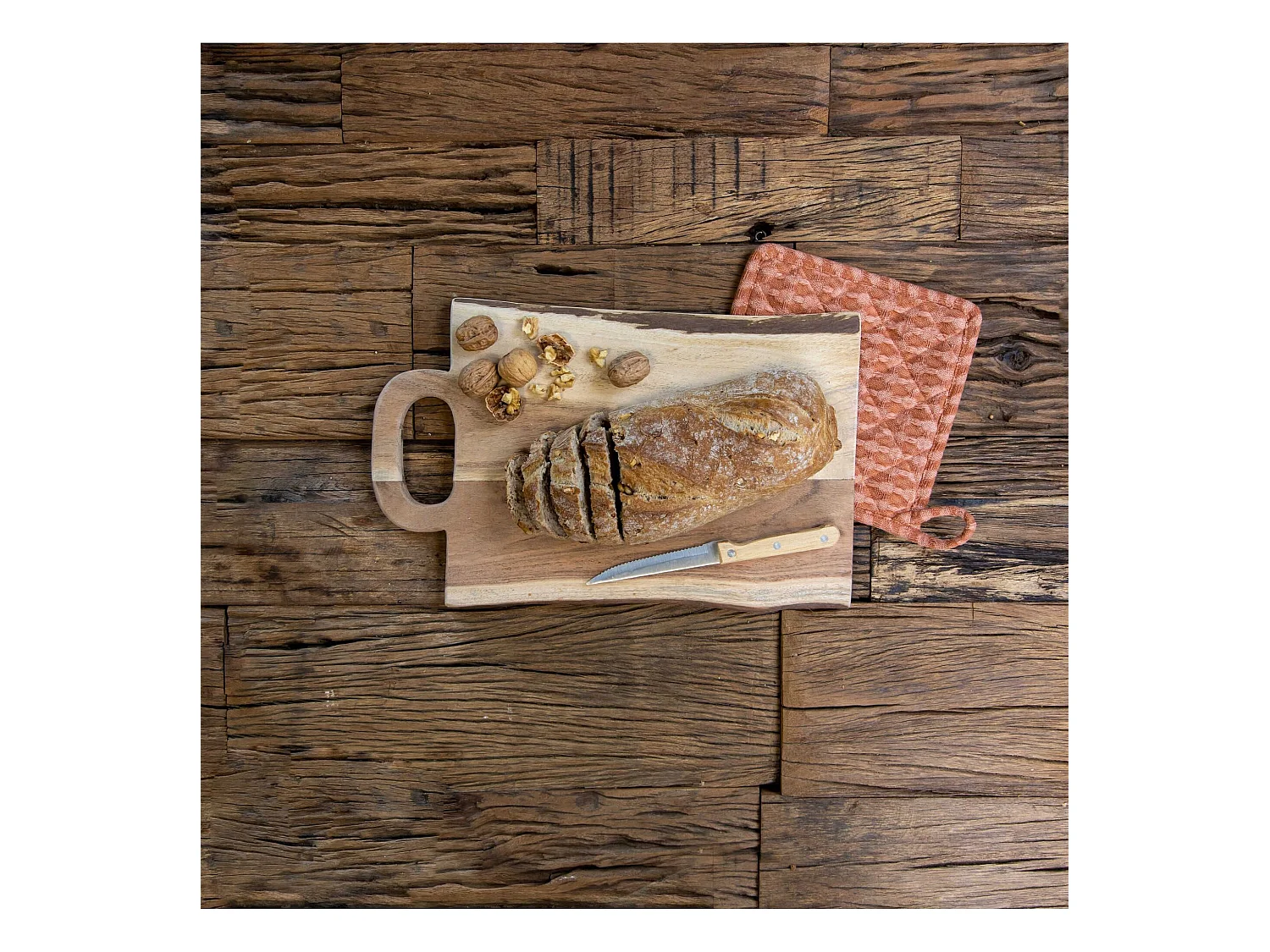 Novastyl - Planche A Decouper Wood En Bois D'acacia 40x24.5cm