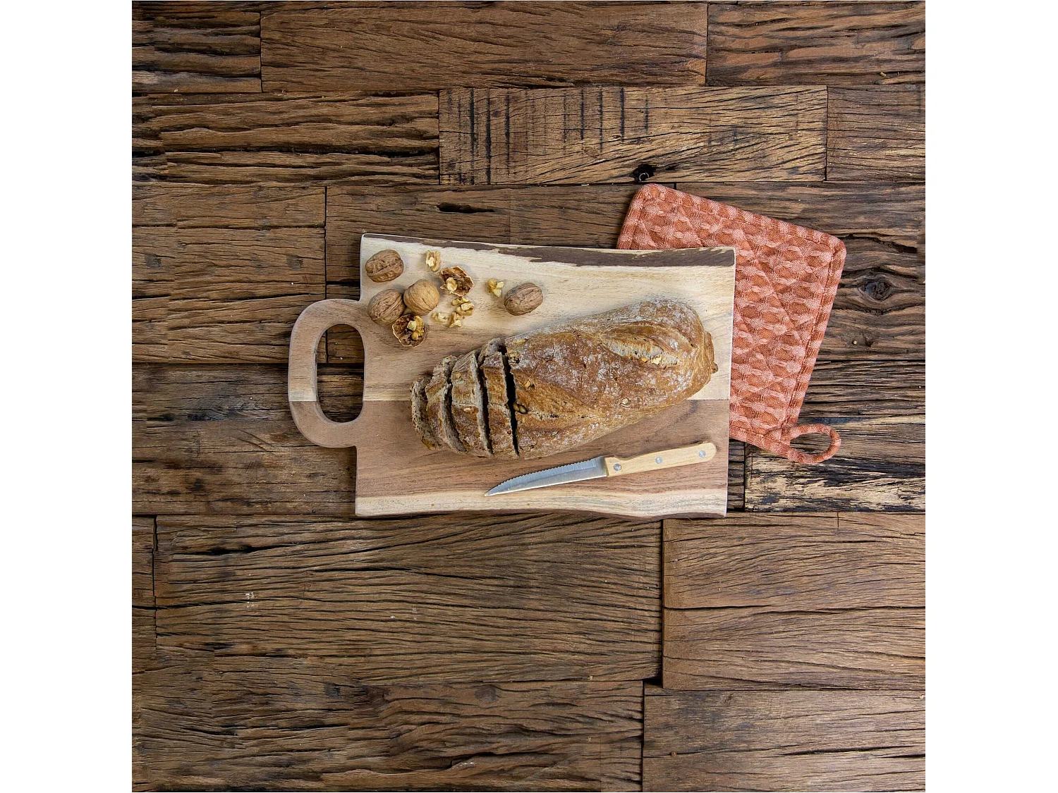 Novastyl - Planche A Decouper Wood En Bois D'acacia 40x24.5cm