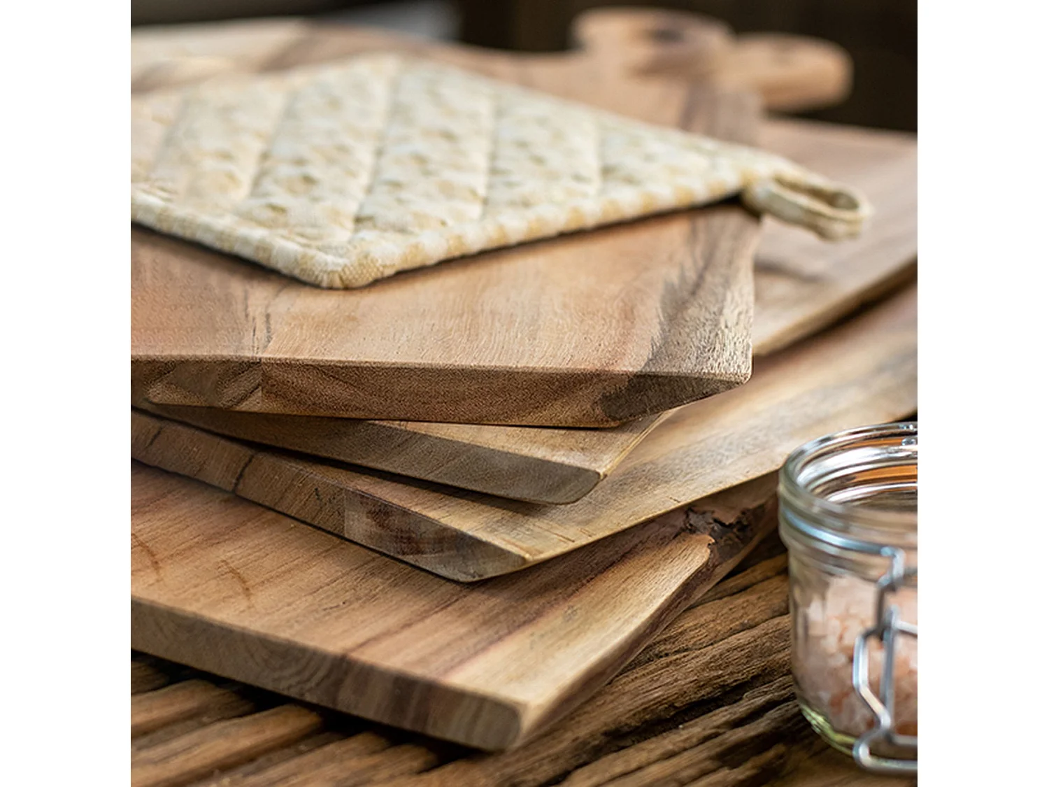 Novastyl - Planche A Decouper Wood En Bois D'acacia 40x24.5cm