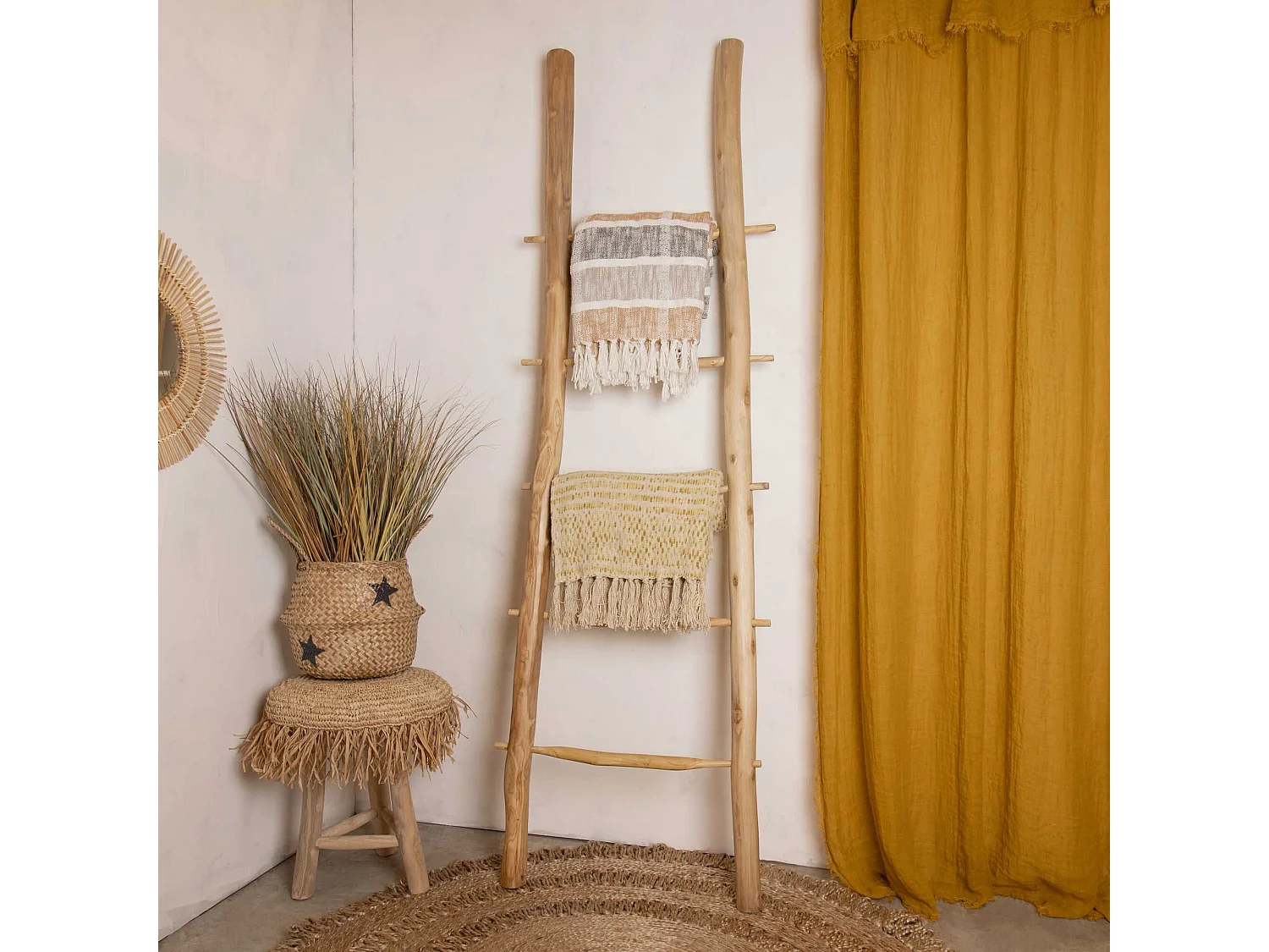 Now's Home - échelle En Teck Demontable 62xh200cm Kubu