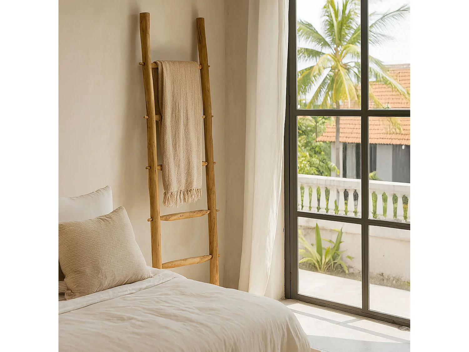 Now's Home - échelle En Teck Demontable 62xh200cm Kubu