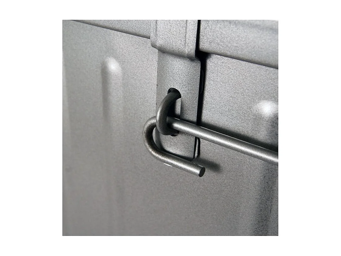 Table basse malle en métal Blanc