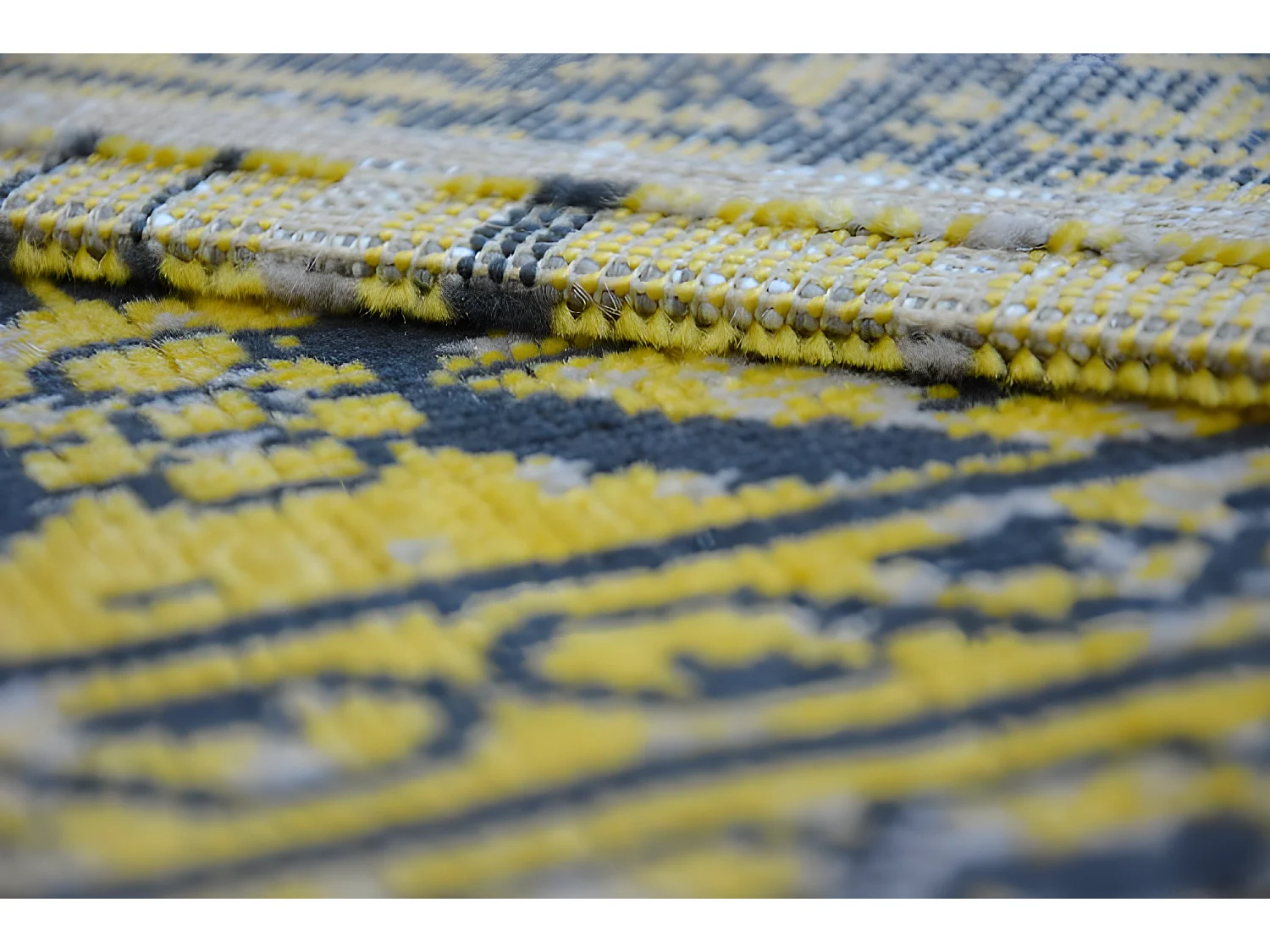 Tapijt Vintage Bloemen , 22209/025 Geel 160x230 cm