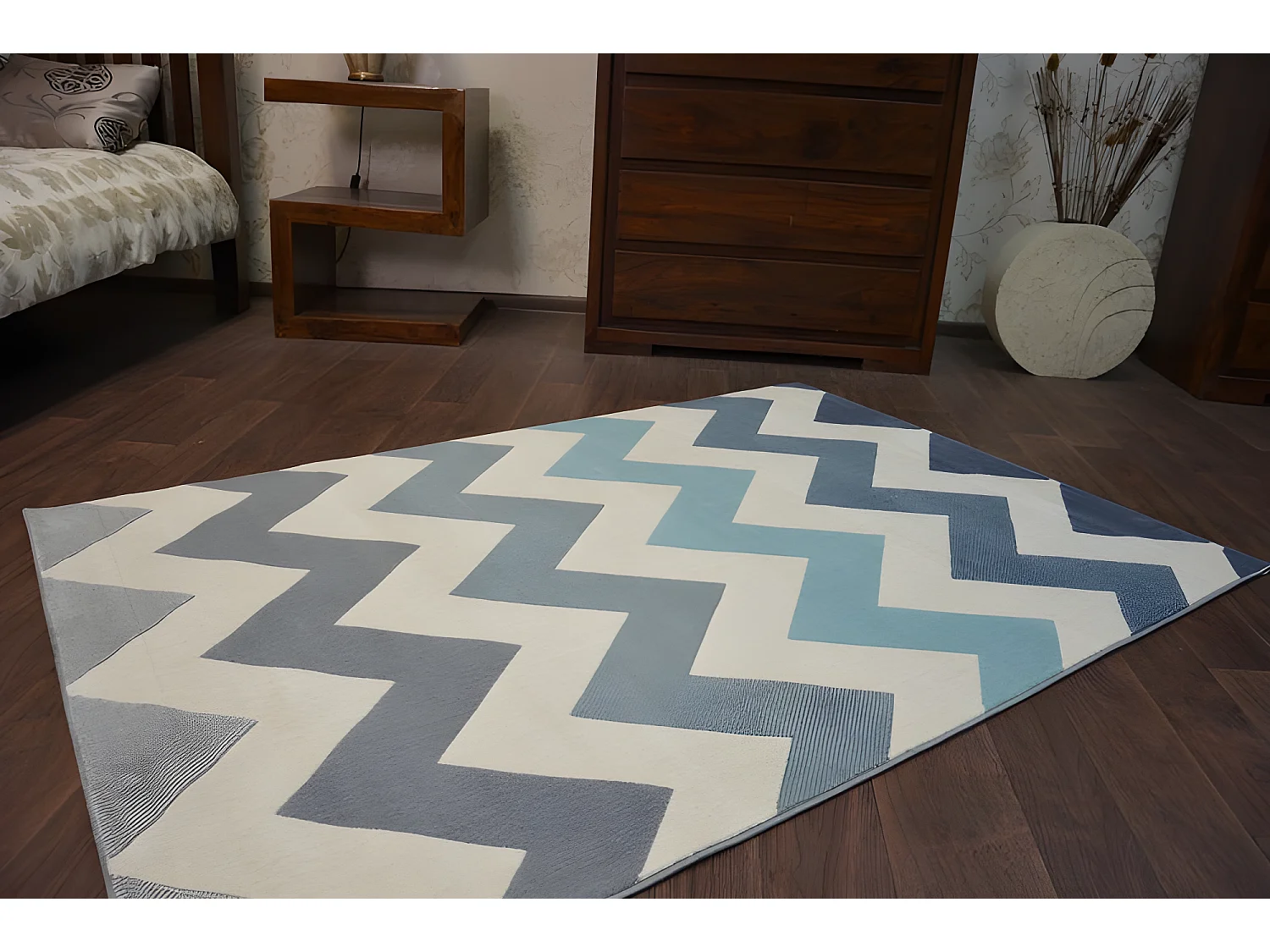 Tapijt SCANDI 18248/371 - ZIGZAG , 200x290 cm