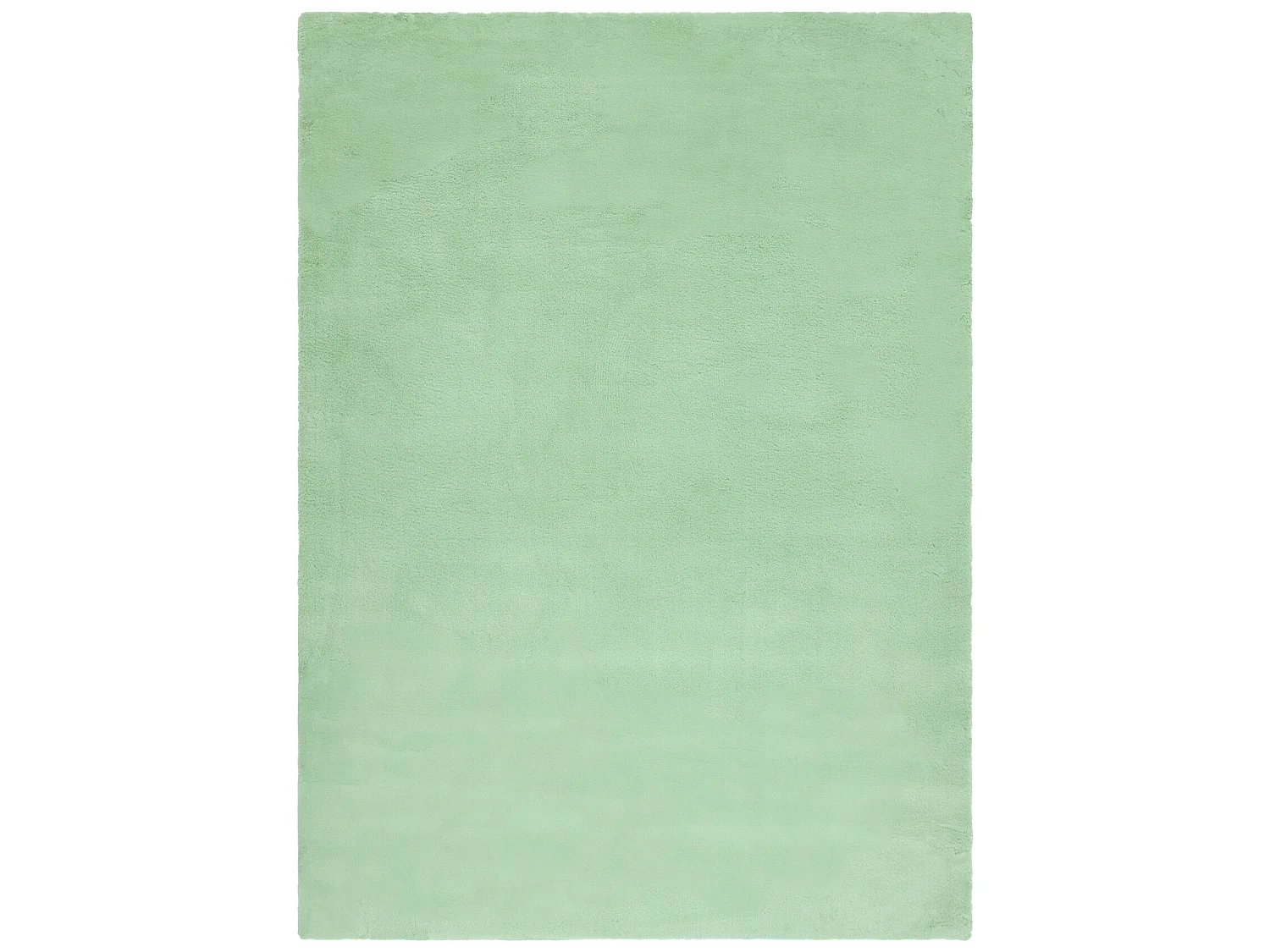 Teppich BUNNY grün IMITATION VON KANINCHENPELZ 140x190 cm