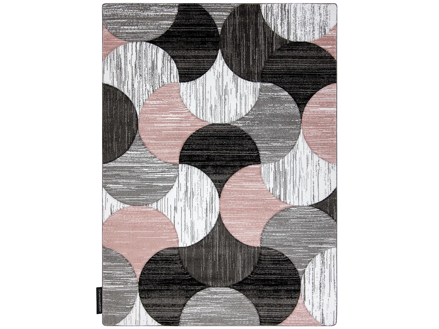 Tapis ALTER Geo coquillages rose 120x170 cm
