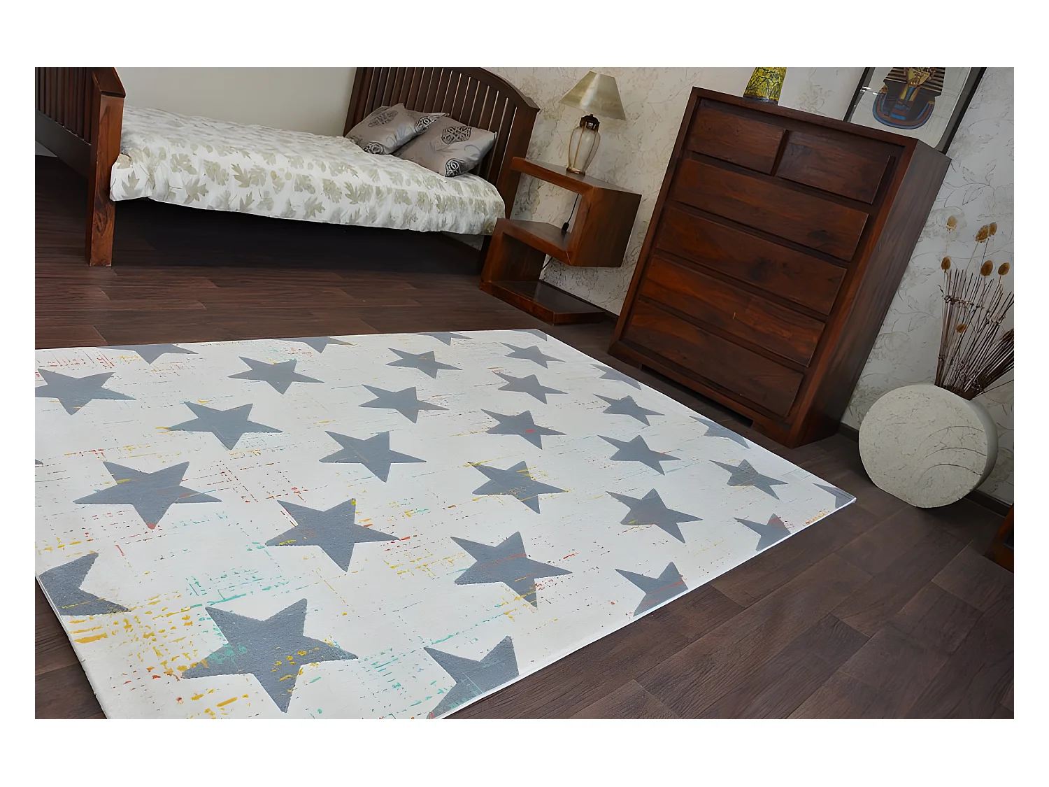 Tapijt SCANDI 18209/063 - Sterretje 160x230 cm