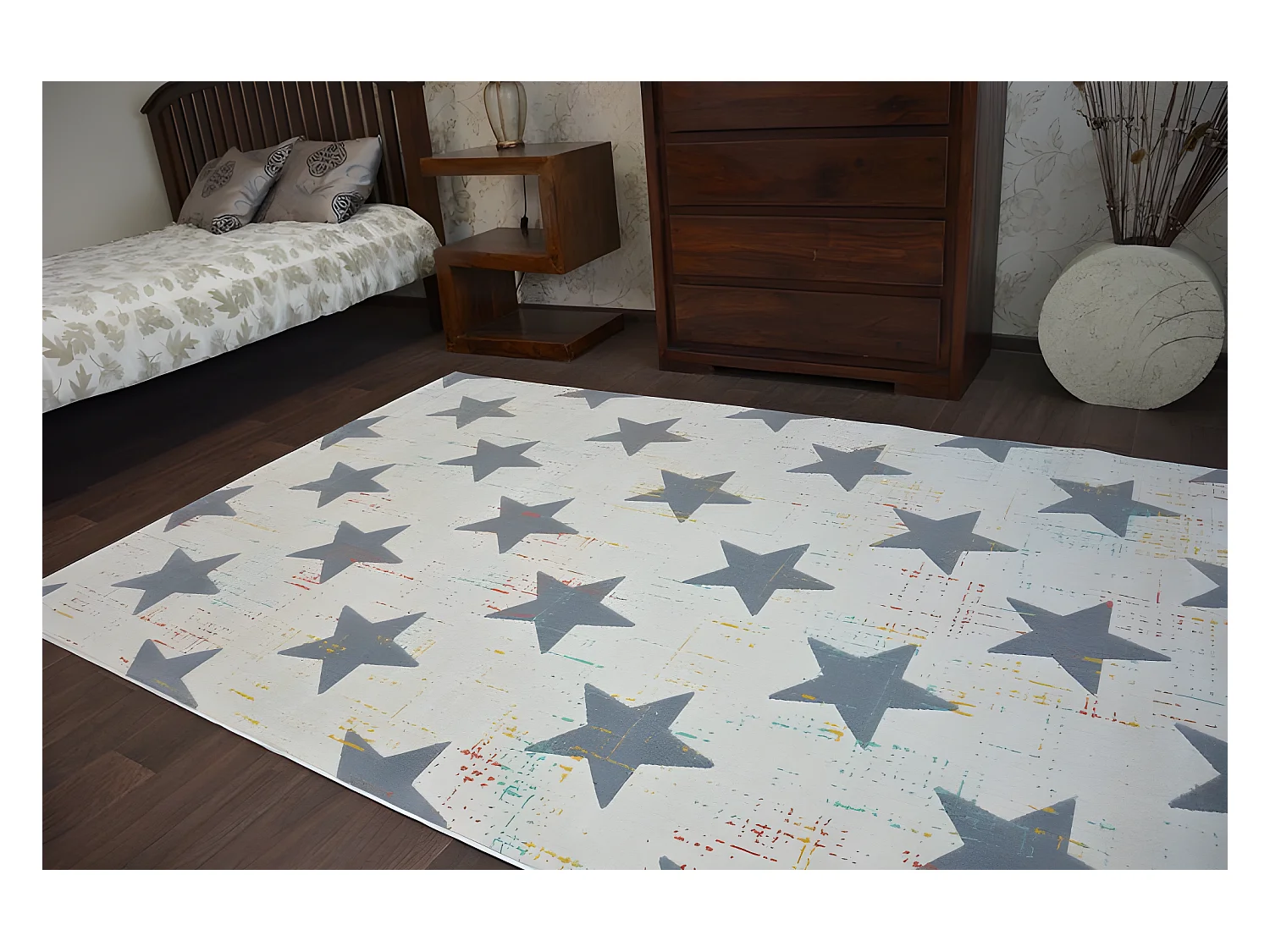 Tapijt SCANDI 18209/063 - Sterretje 160x230 cm