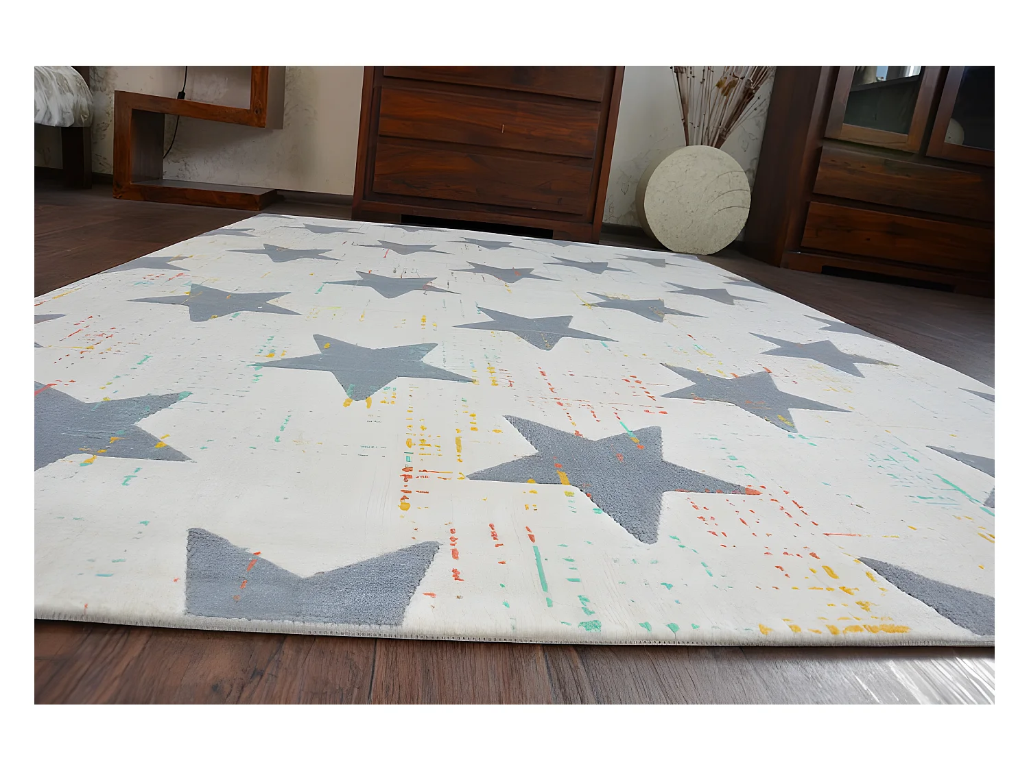 Tapijt SCANDI 18209/063 - Sterretje 160x230 cm