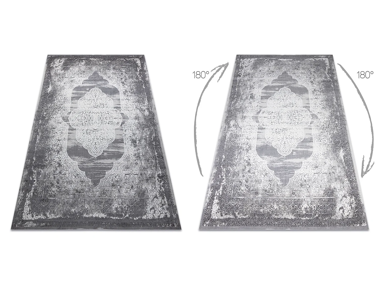 Tapis NOBLE moderne  9479 65 Ornement vintage - Structural deux niveau 120x170 cm