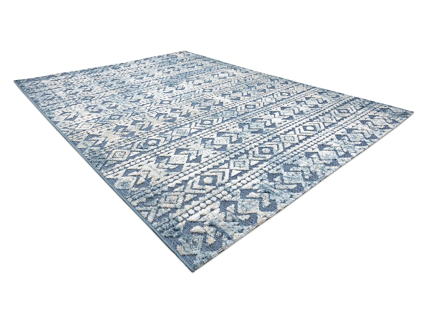 Tapijt Structureel SOLE D3732 Azteeks, diamanten Plat geweven, twee po 140x190 cm