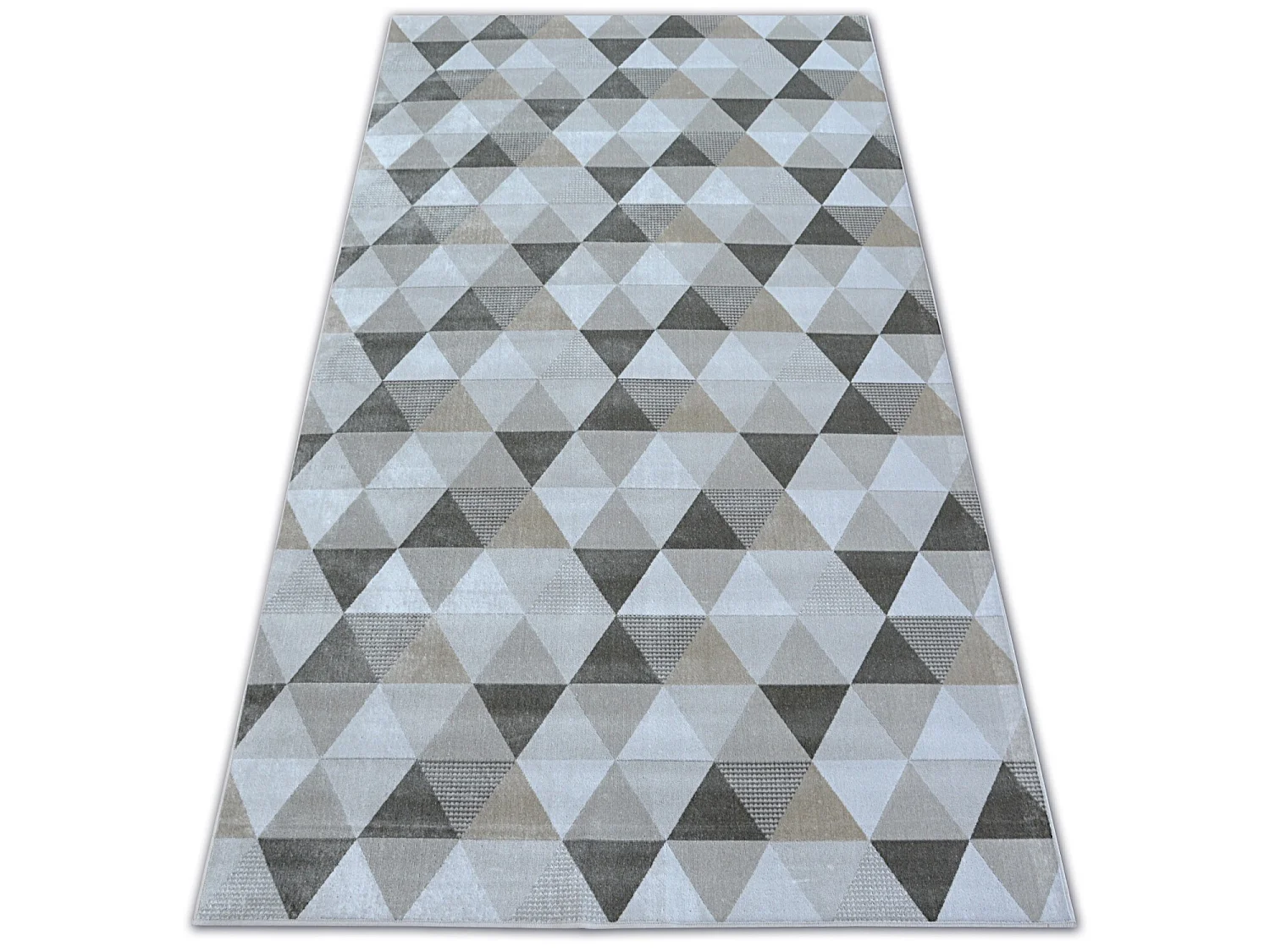 Teppich NOBIS 84166 sahne - Dreiecke 160x230 cm