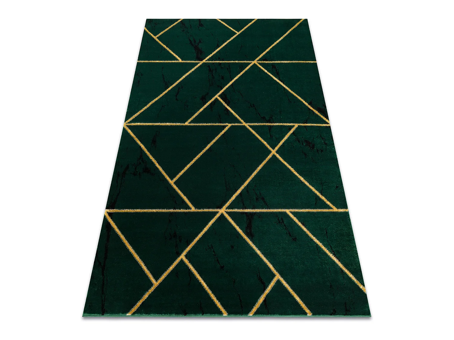 Tapis EMERALD exclusif 1012 glamour, élégant géométrique, marbre b 80x150 cm