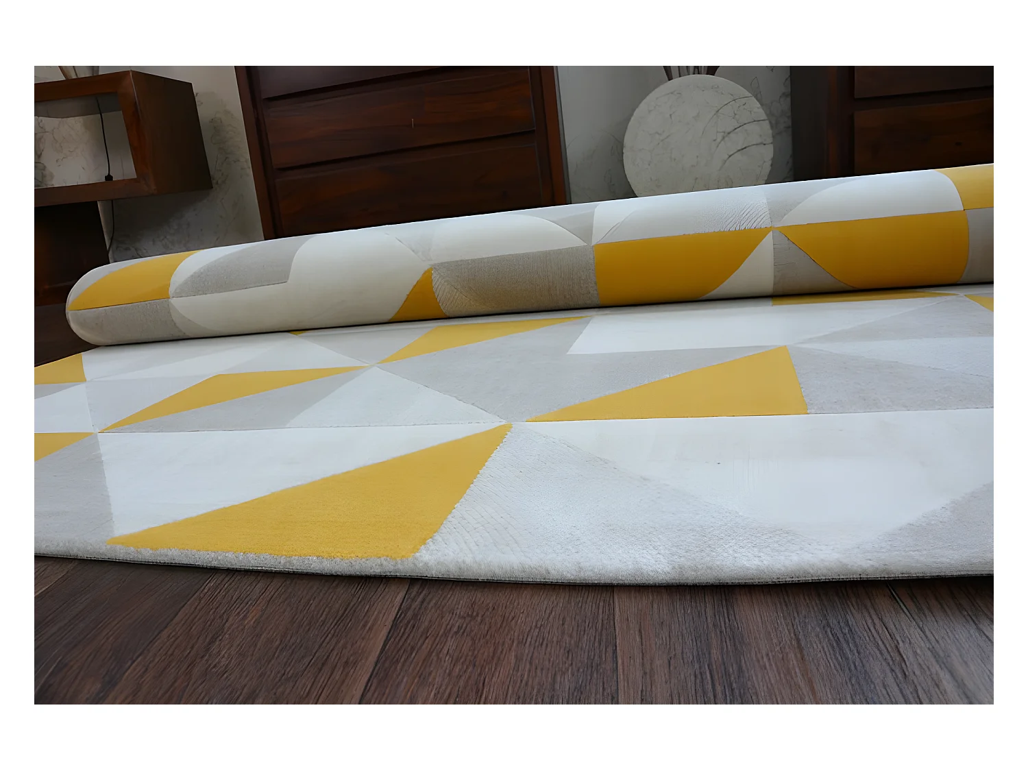 Tapijt SCANDI 18214/251 - Driehoek 140x200 cm