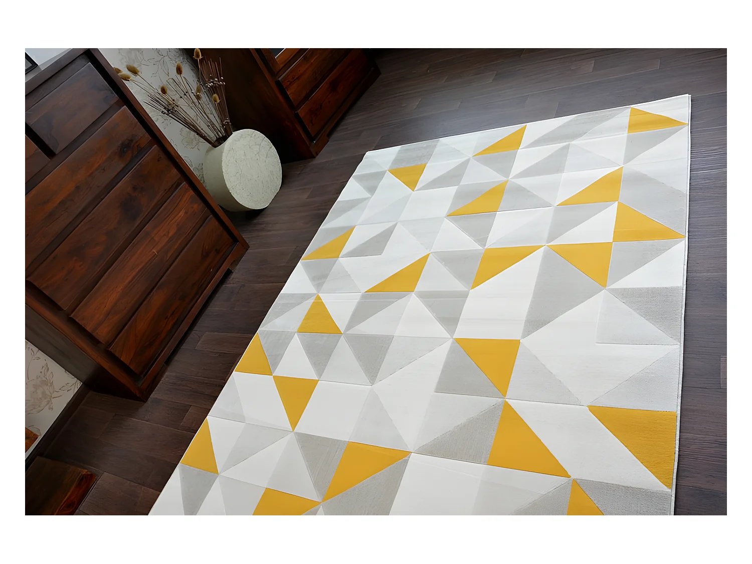 Tapijt SCANDI 18214/251 - Driehoek 140x200 cm