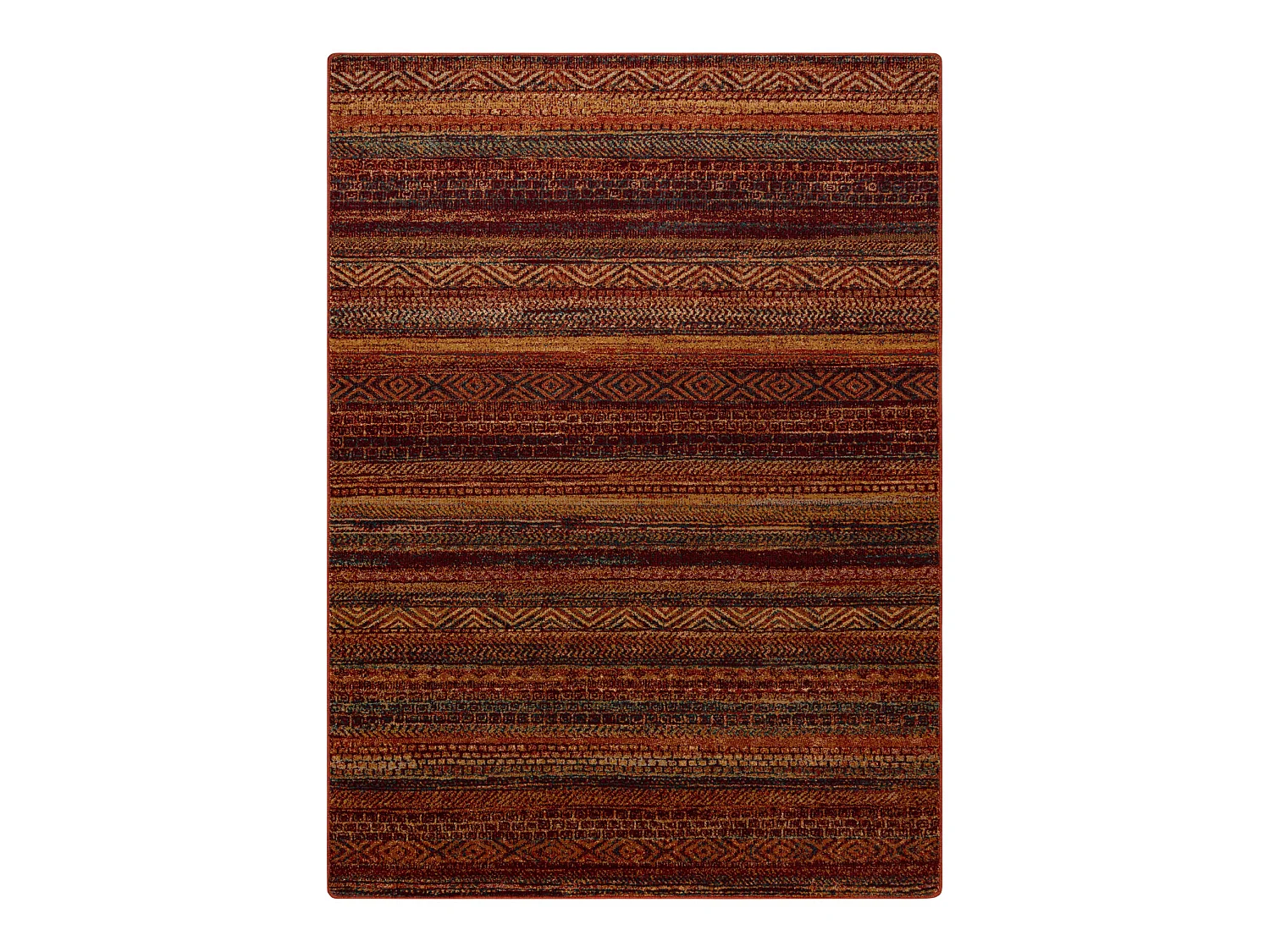 Tapis en laine OMEGA BAKU rouge 135x200 cm