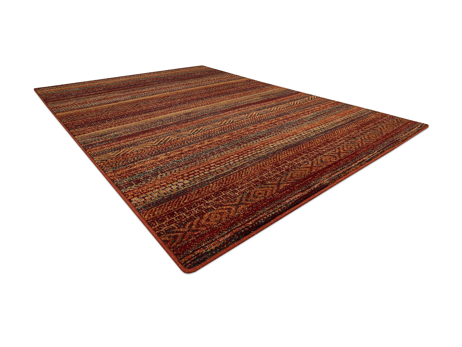 Tapis en laine OMEGA BAKU rouge 135x200 cm
