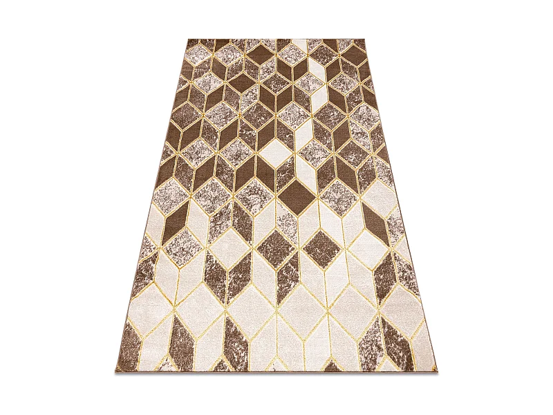 Tapijt MEFE modern B400 blokjes, geometrisch , 3D - Structureel, twee  140x190 cm