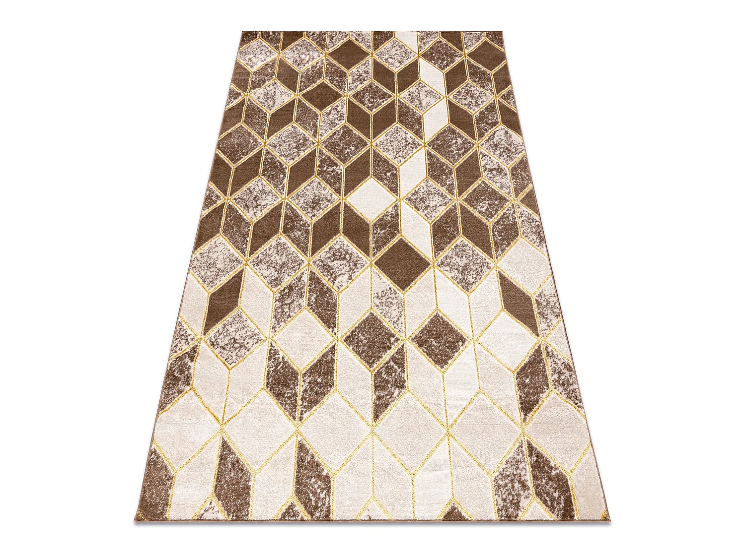 Tapis MEFE moderne B400 Cube, géométrique 3D - Structural deux nivea 140x190 cm