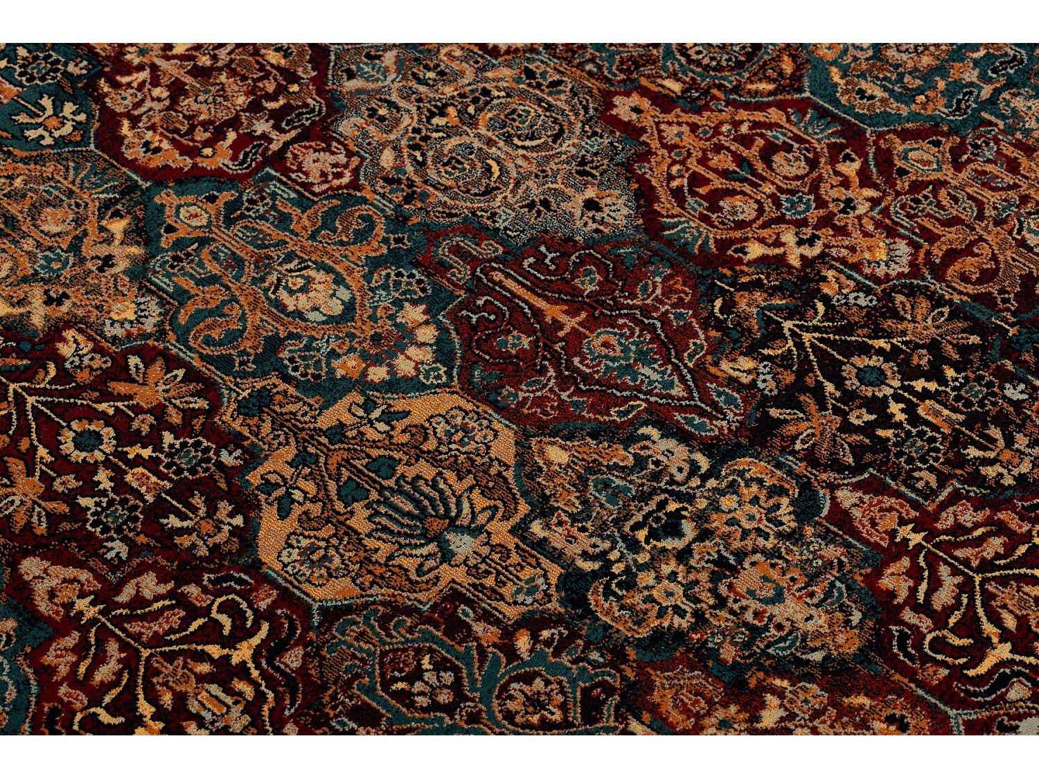 Tapis en laine SUPERIOR KAIN cuivre 135x200 cm