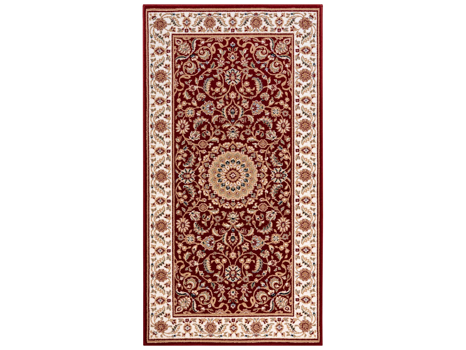 Tapijt NAIN Rosette, frame 7176/51066 kastanjebruin 160x230 cm