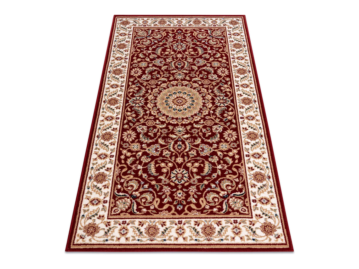 Tapis NAIN Rosette, cadre 7176/51066 bordeaux 160x230 cm