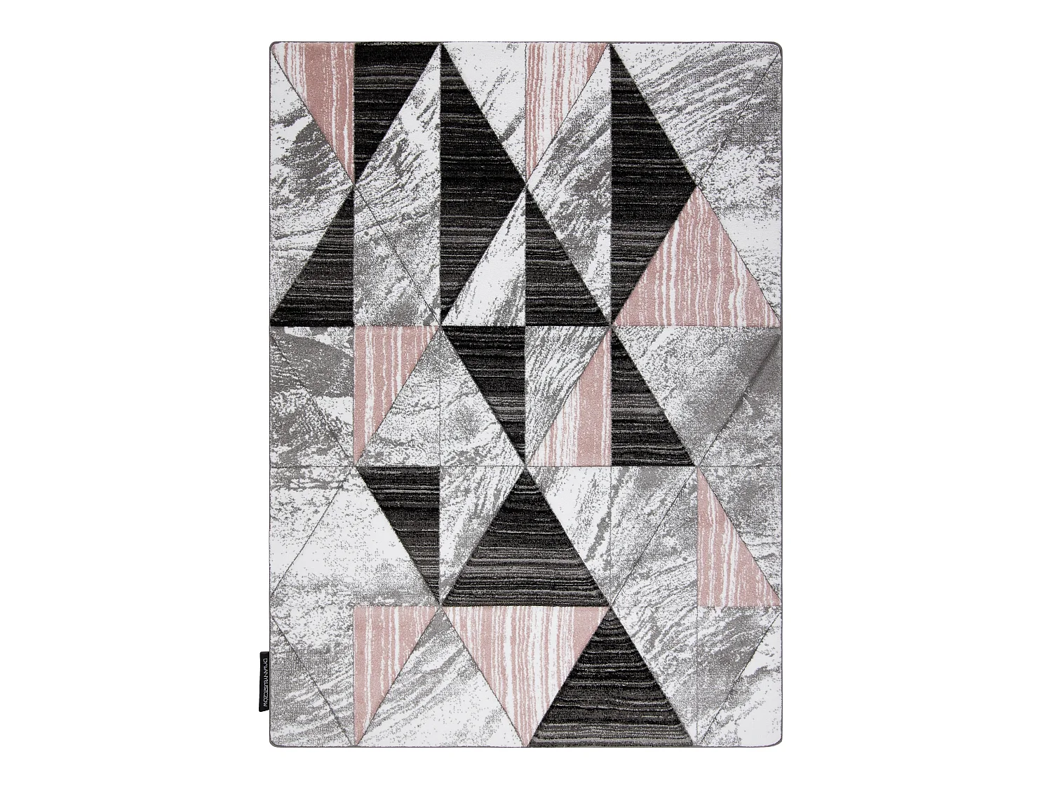 Teppich ALTER Nano Dreiecke rosa 120x170 cm