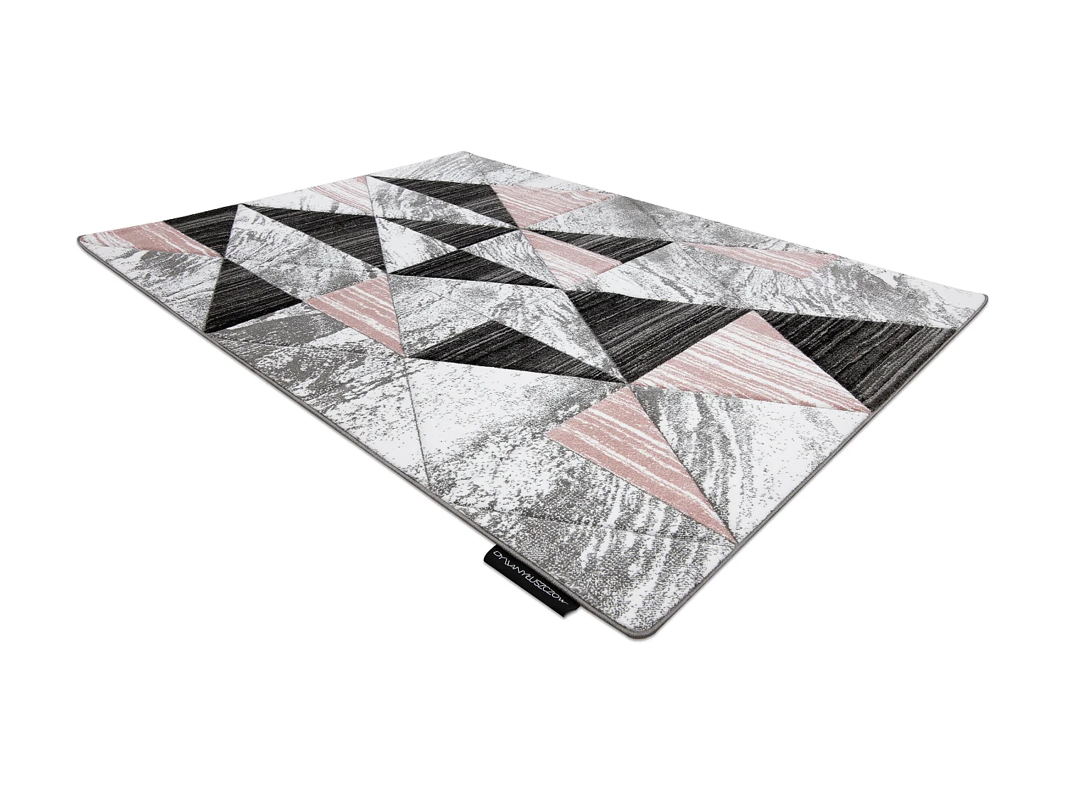 Teppich ALTER Nano Dreiecke rosa 120x170 cm