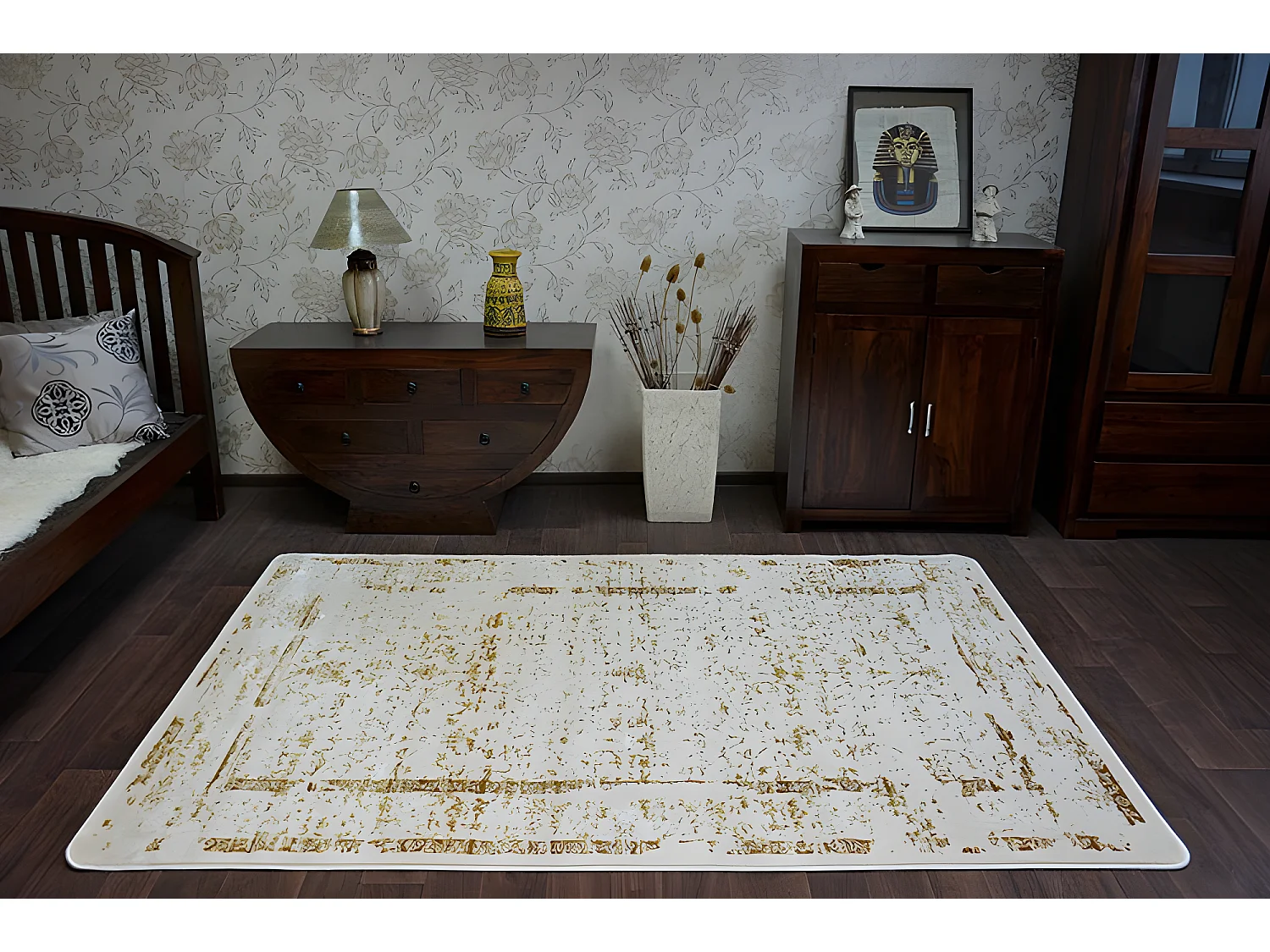 Tapis ACRYLIQUE MANYAS 0920 Ivoire 80x150 cm