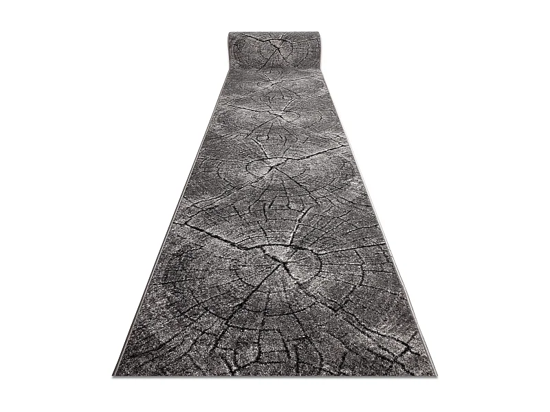 Tapis de couloir SILVER Tronko Arbre Bois gris 120x710 cm