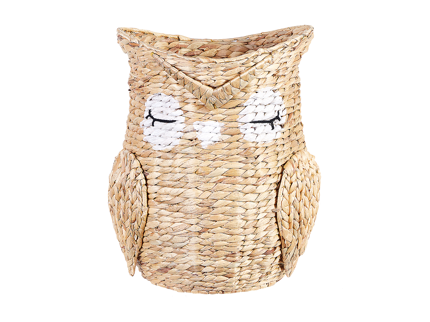 CASÂME Cesto Portatutto In Giacinto D'Acqua Con Manici - Cesto Rettangolare Naturale Per Arredamento (46x27x27 Cm) - 4