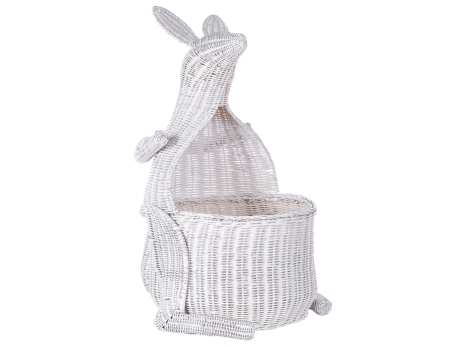 Cesta infantil Canguro KAPITI Ratán Blanco