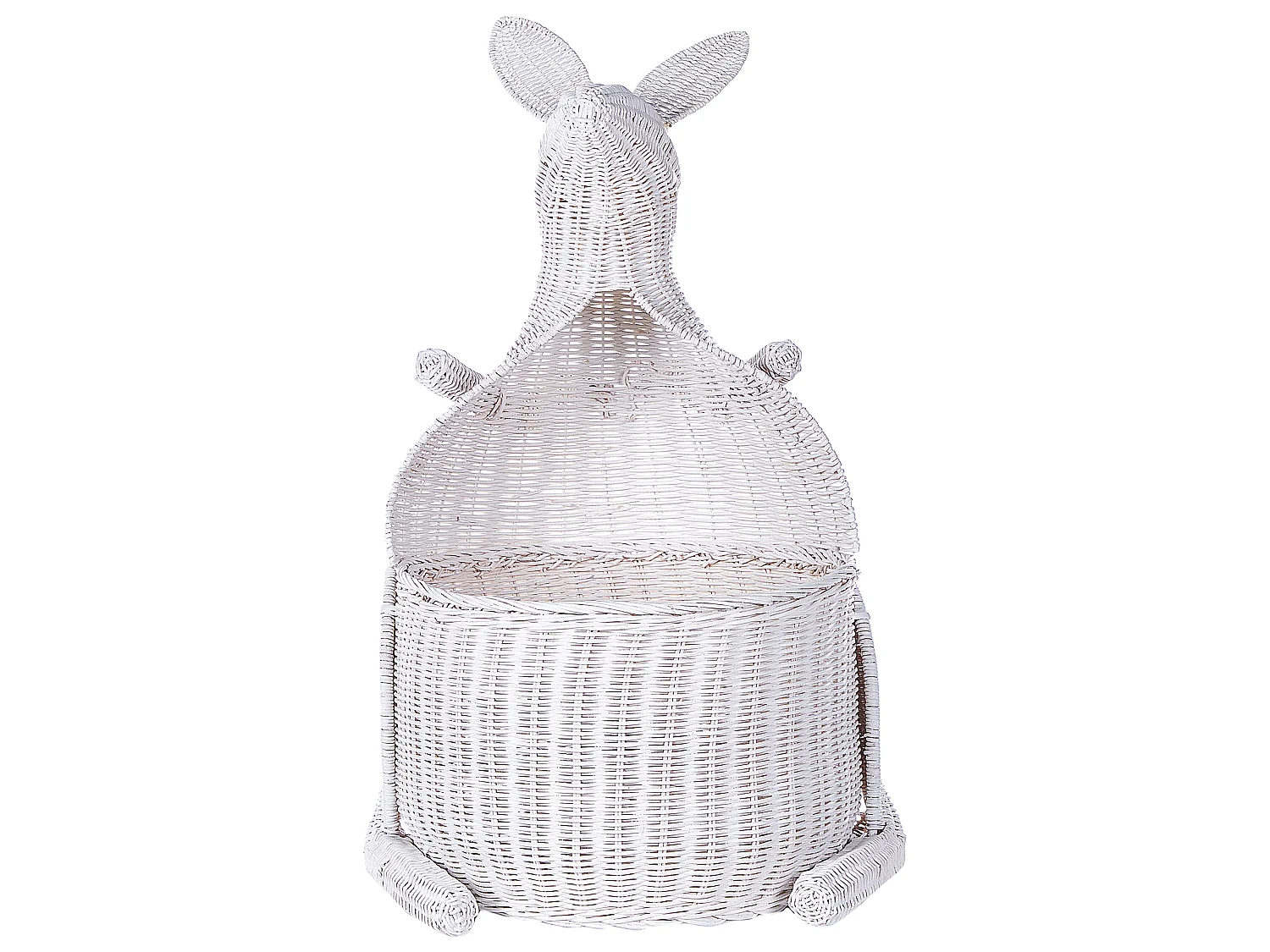 Cesta infantil Canguro KAPITI Ratán Blanco