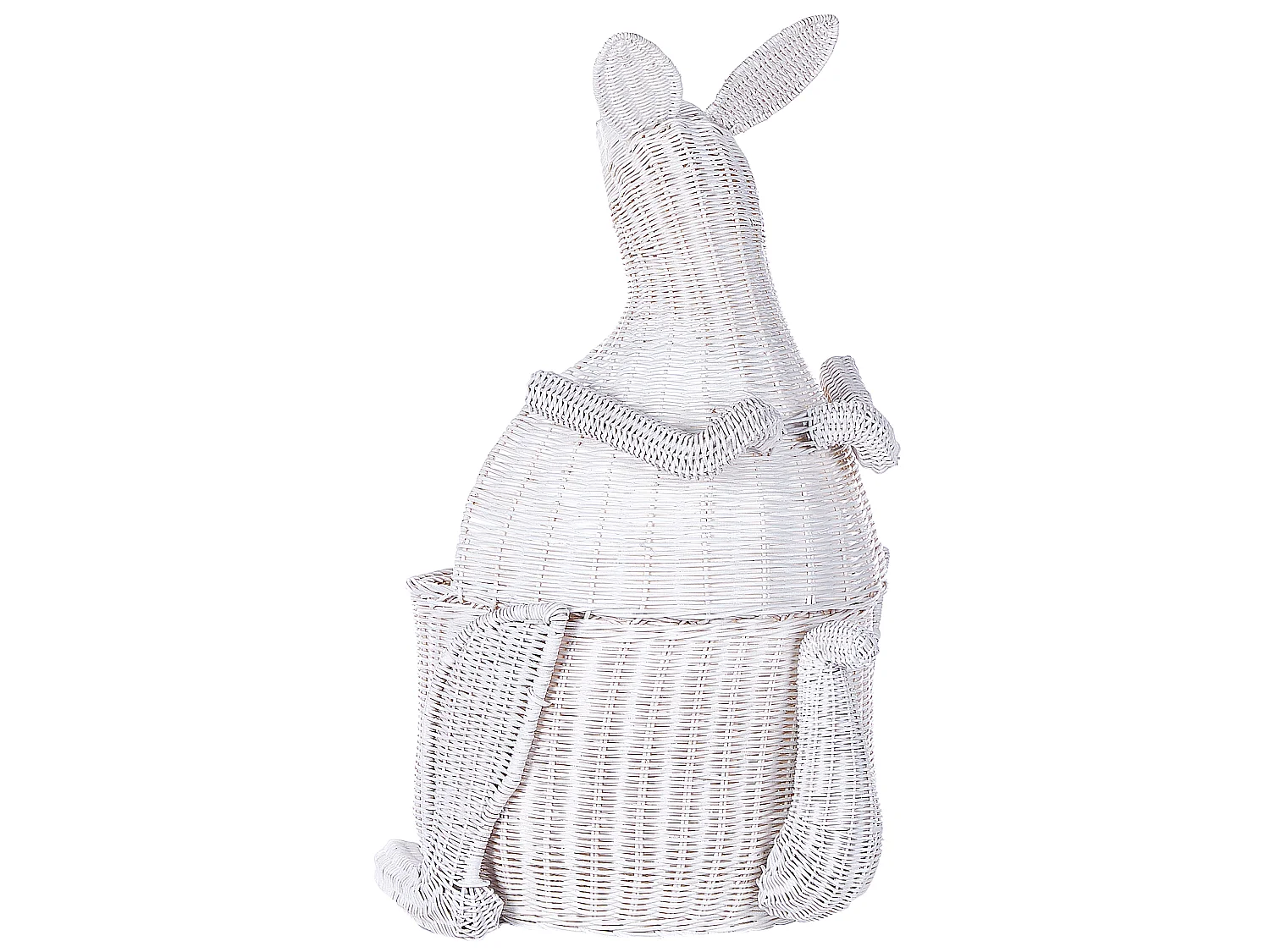 Cesta infantil Canguro KAPITI Ratán Blanco