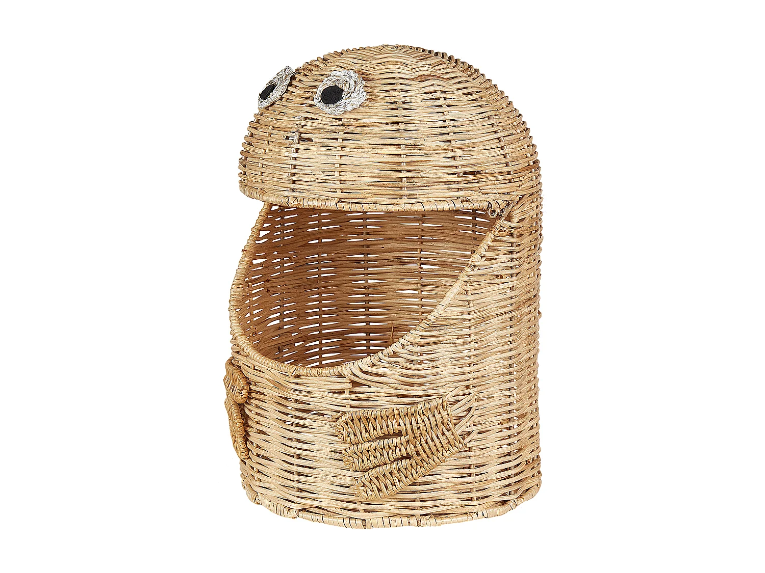 Kosz na zabawki Potwór HORMUZ Rattan Naturalny