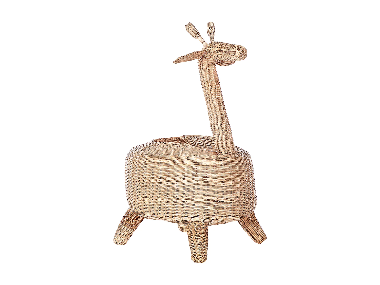Cestino per bambini giraffa HAINAN Rattan Naturale