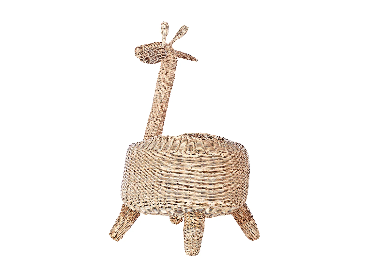 Cestino per bambini giraffa HAINAN Rattan Naturale