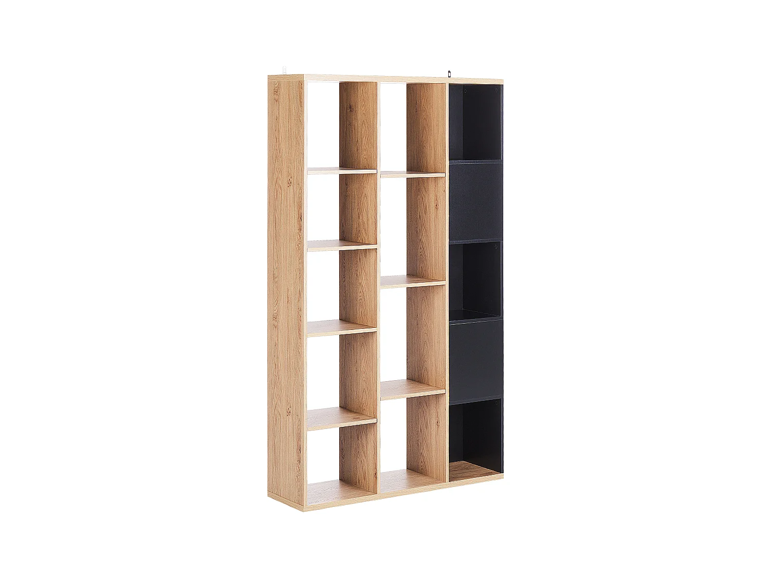 Bibliothèque BANGOR 175 cm Marron/noir