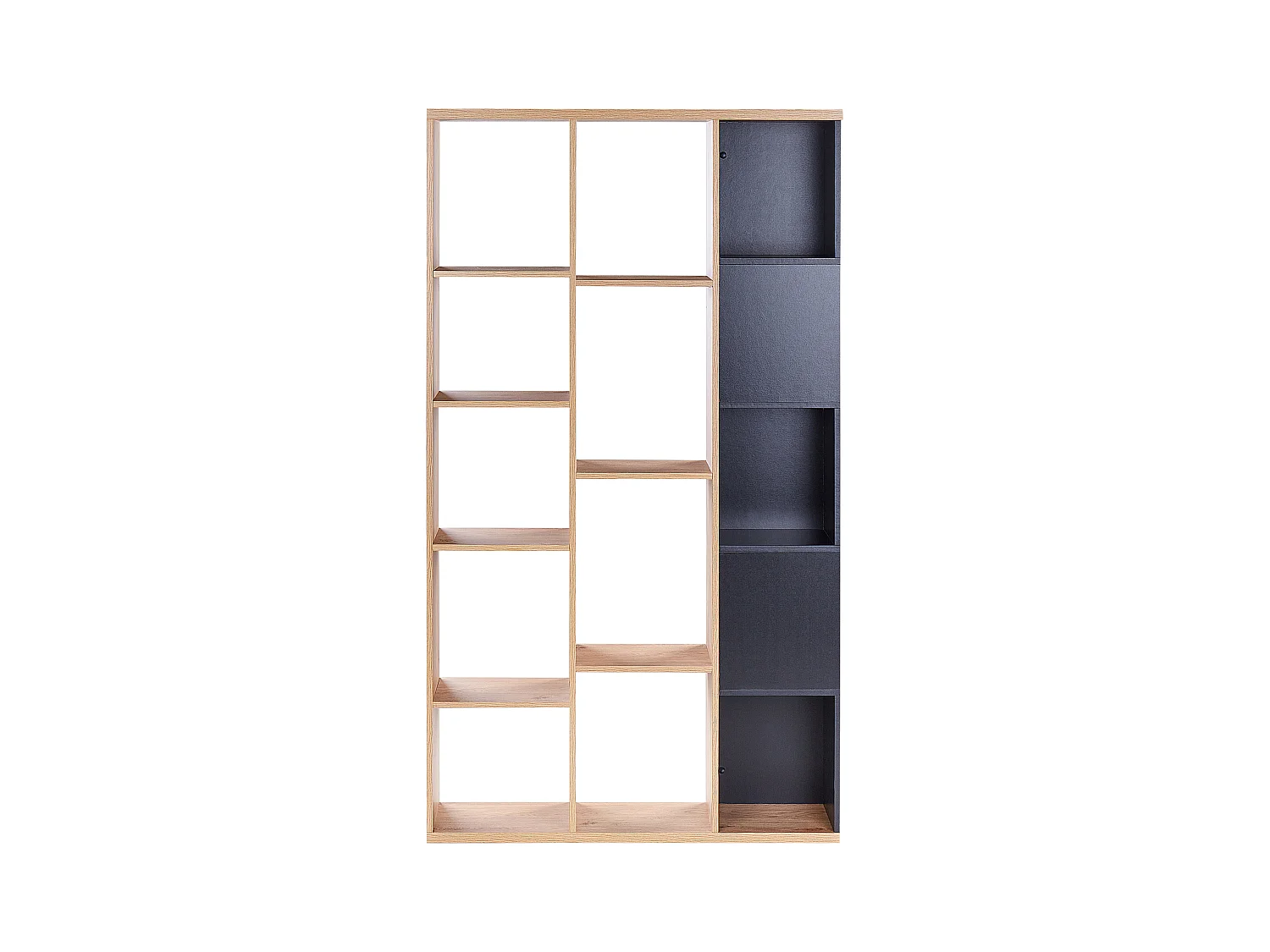 Bibliothèque BANGOR 175 cm Marron/noir