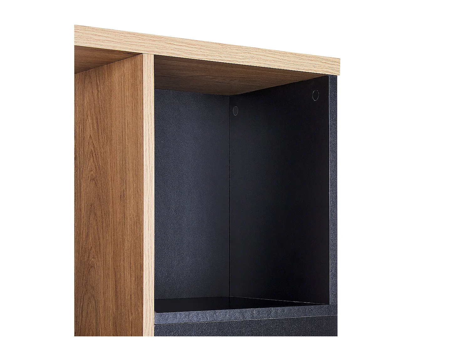 Bibliothèque BANGOR 175 cm Marron/noir