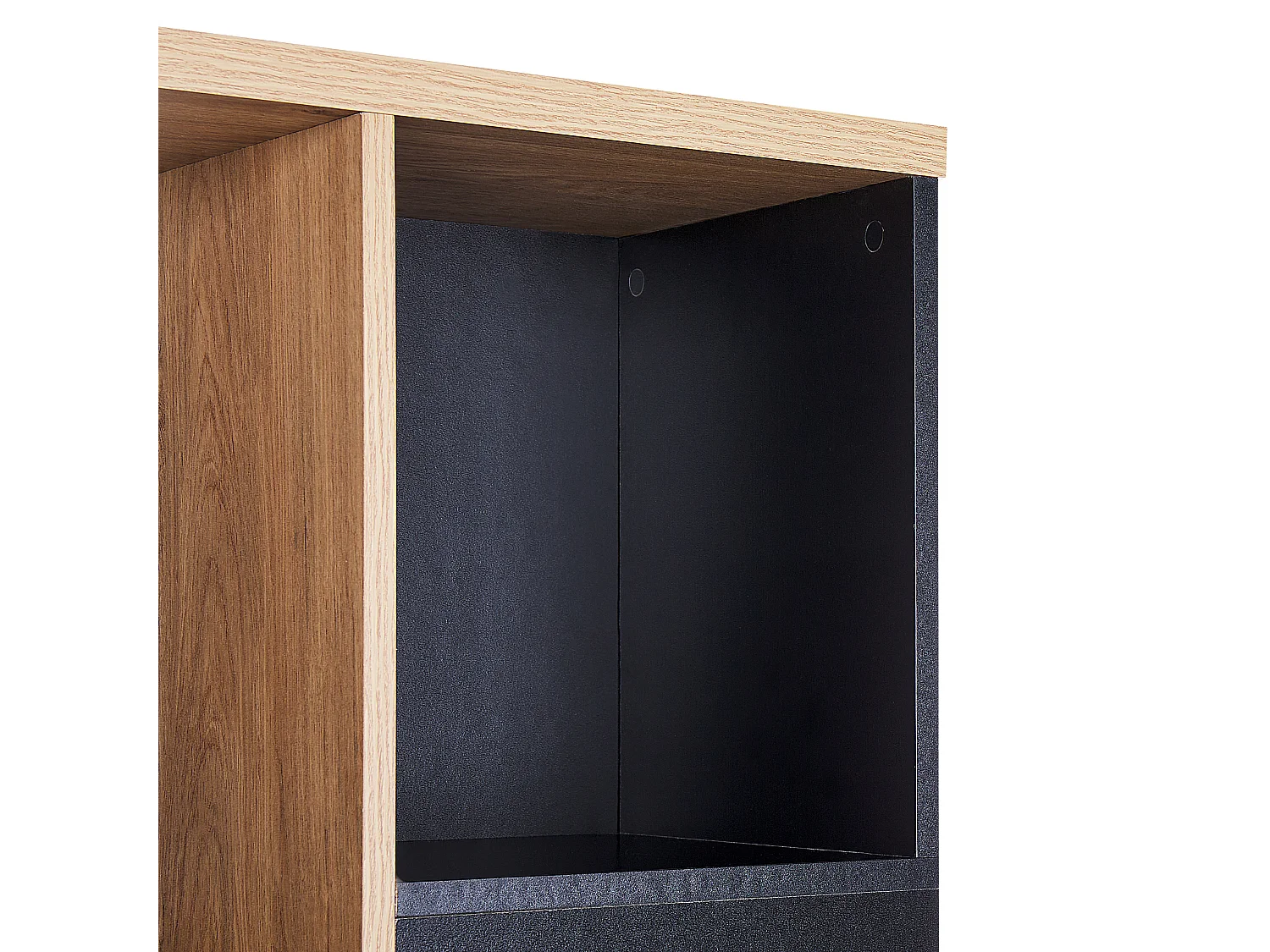 Regał BANGOR 175 cm Brązowy/ czarny