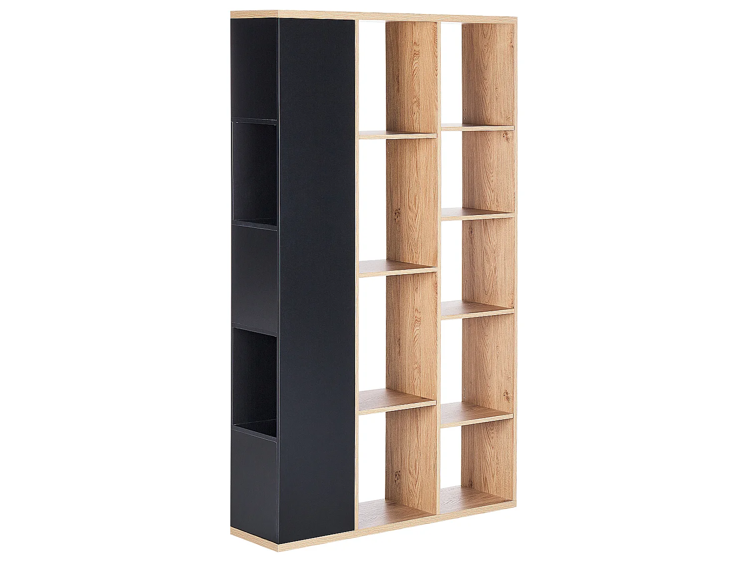 Bücherschrank BANGOR 175 cm Braun / Schwarz