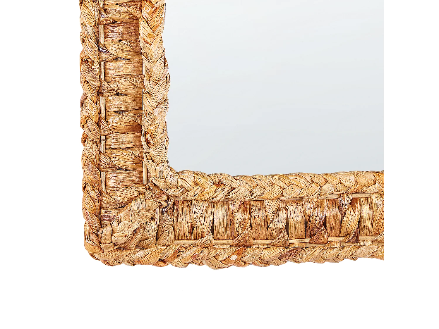 Wandspiegel LANGLI 52 cm 52 cm Wicker Natuurlijk