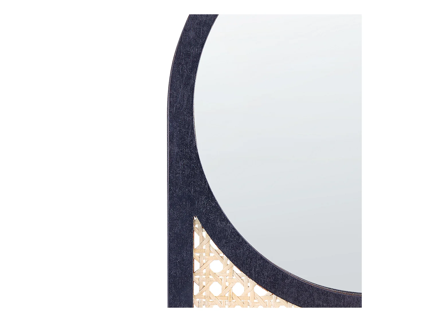 Specchio BALEAL 30 cm 56 cm Rattan Naturale